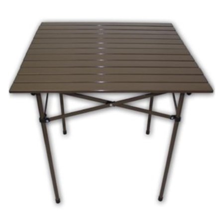 Aspen Brands Aspen Brands TA2727 Table in a Bag Tall Aluminum Portable Table - Brown; 27 x 27 x 27 in. TA2727